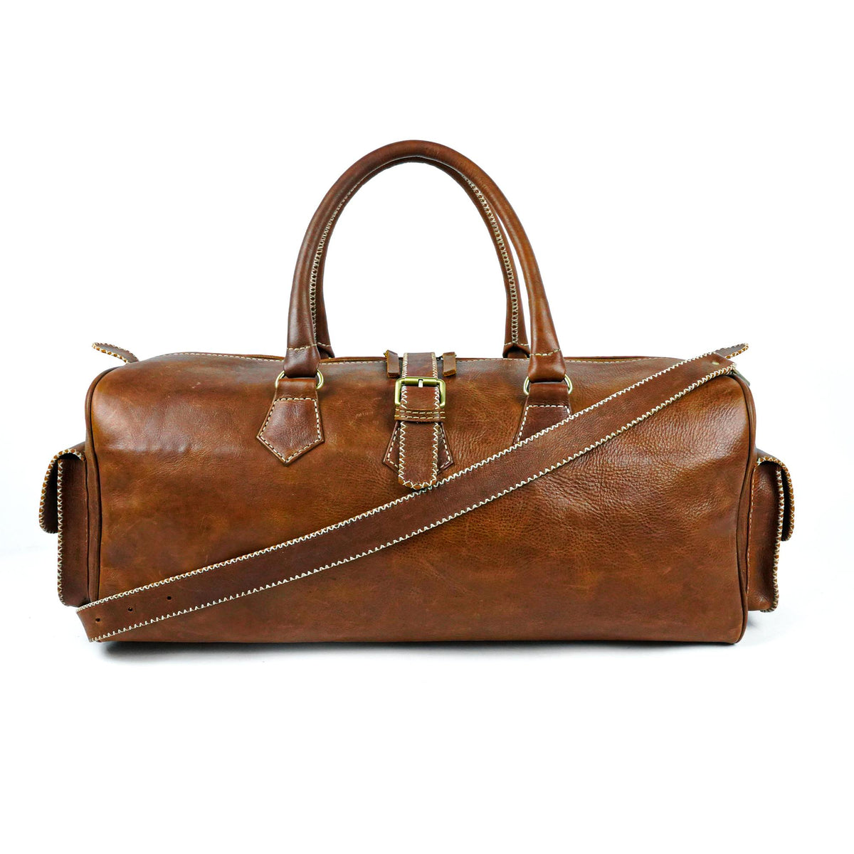 Hand-Stitched Travel Bag