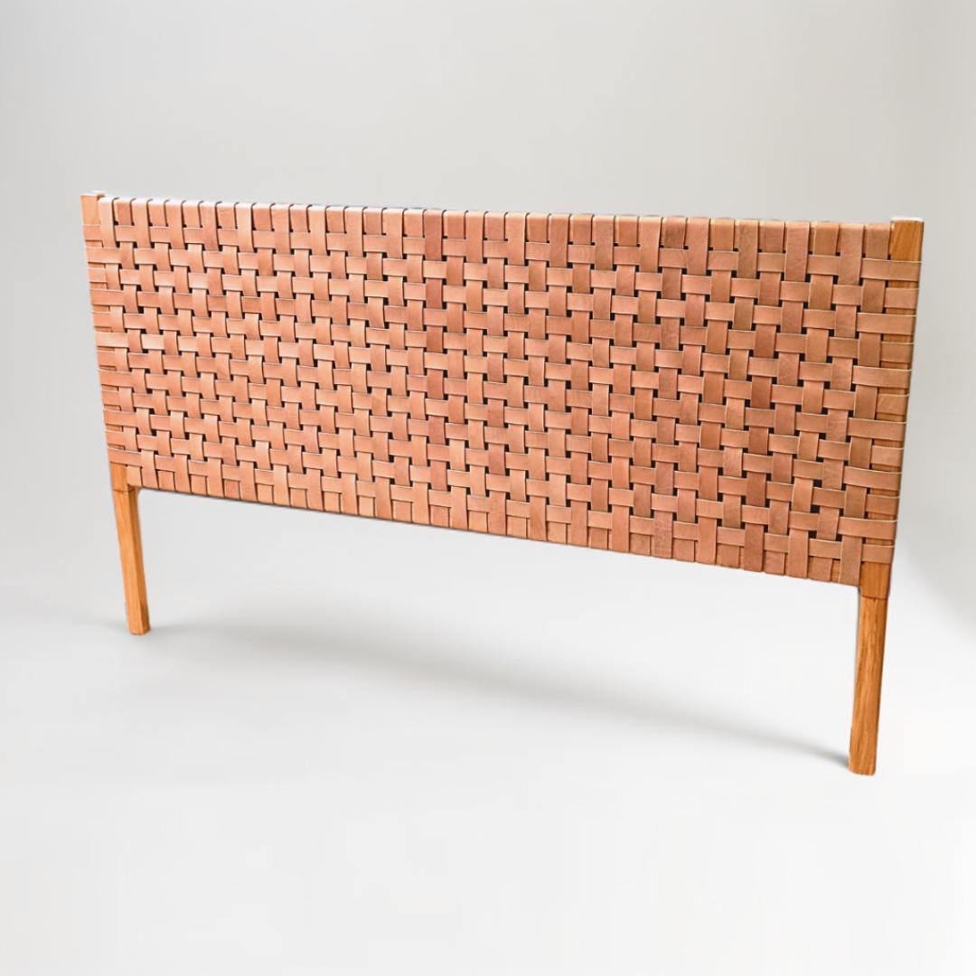 leather headboard
