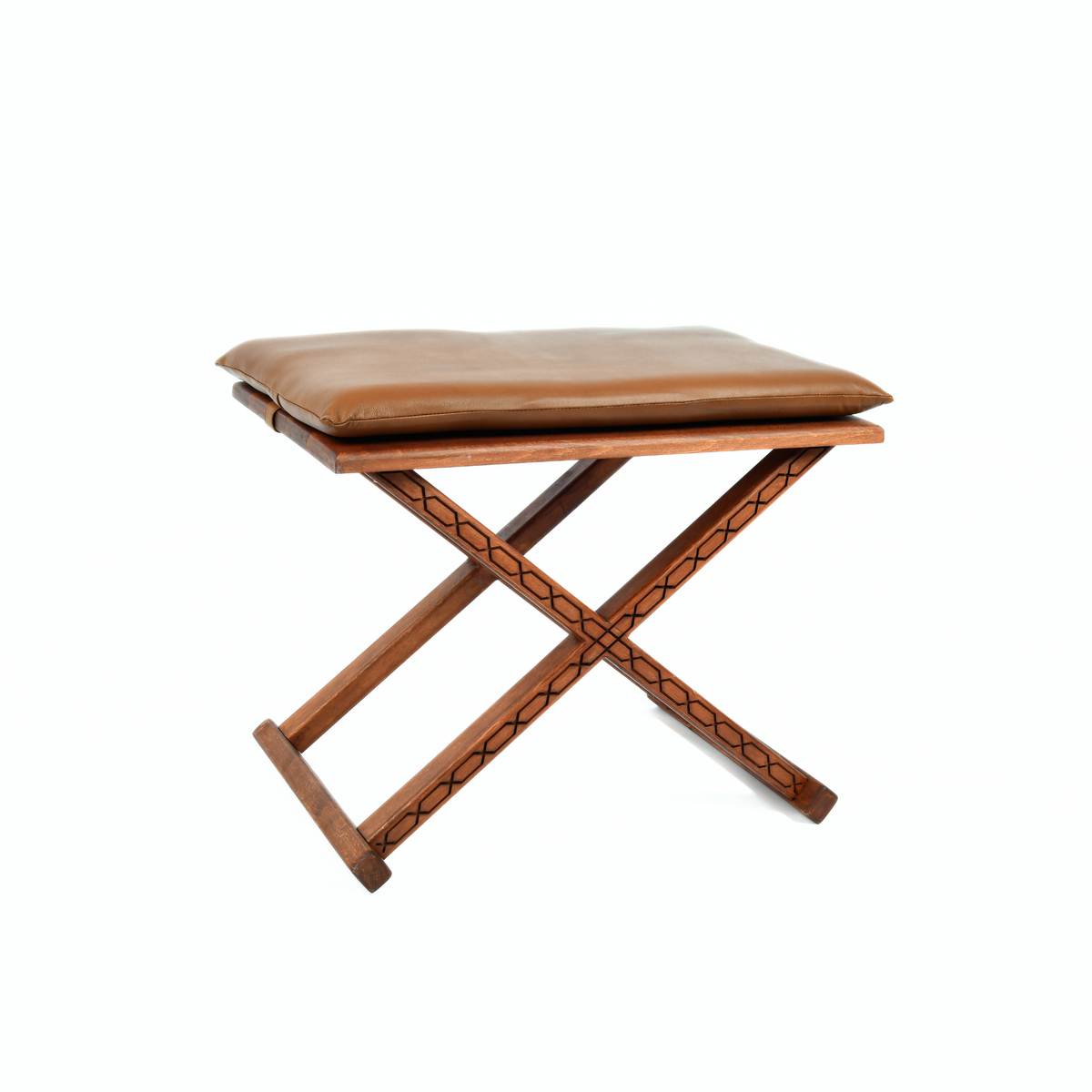 Handcrafted Mid Century-Modern X Stool & Coffee Table The Versatile 2-in-1 Solution