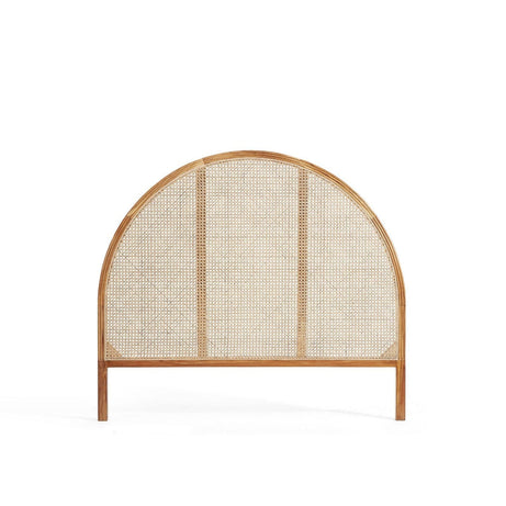 Woven Rattan Headboard, Natural Beauty & Sustainable Style.