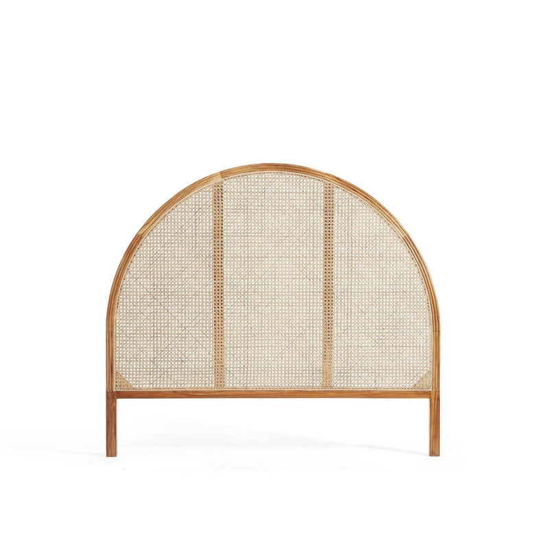 Woven Rattan Headboard, Natural Beauty & Sustainable Style.