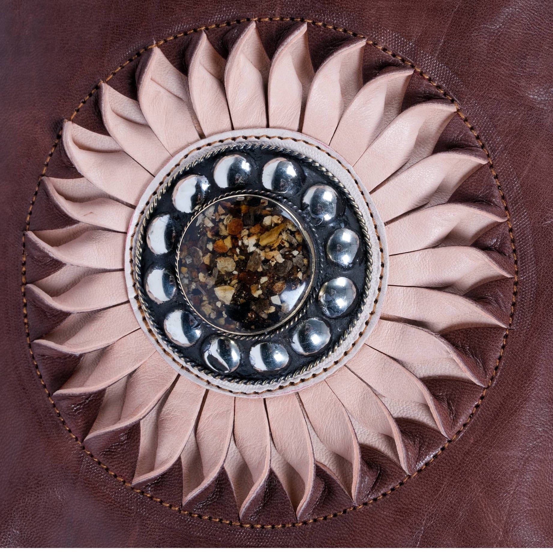 The Sun Leather Tote Bag Brown