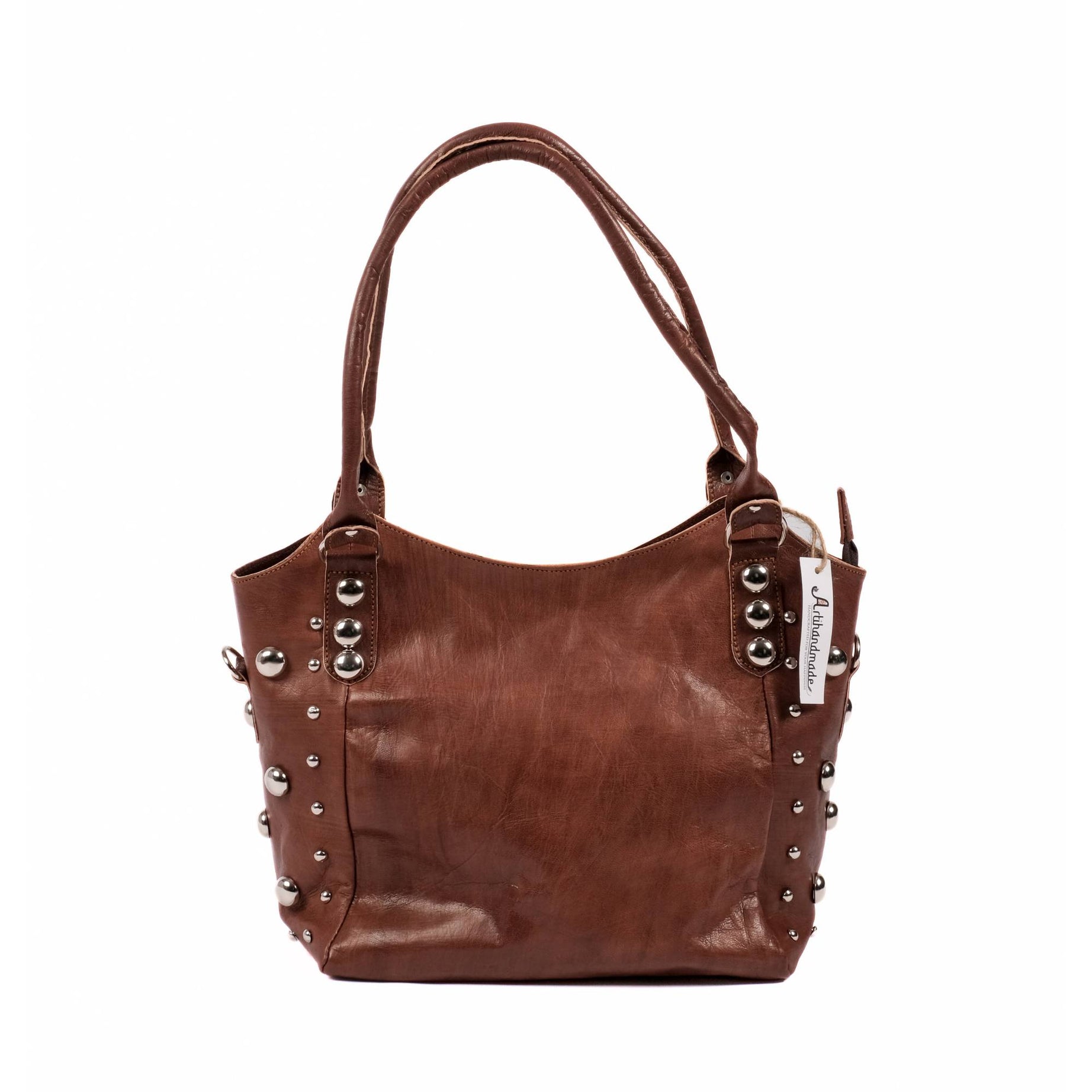 The Sun Leather Tote Bag Brown