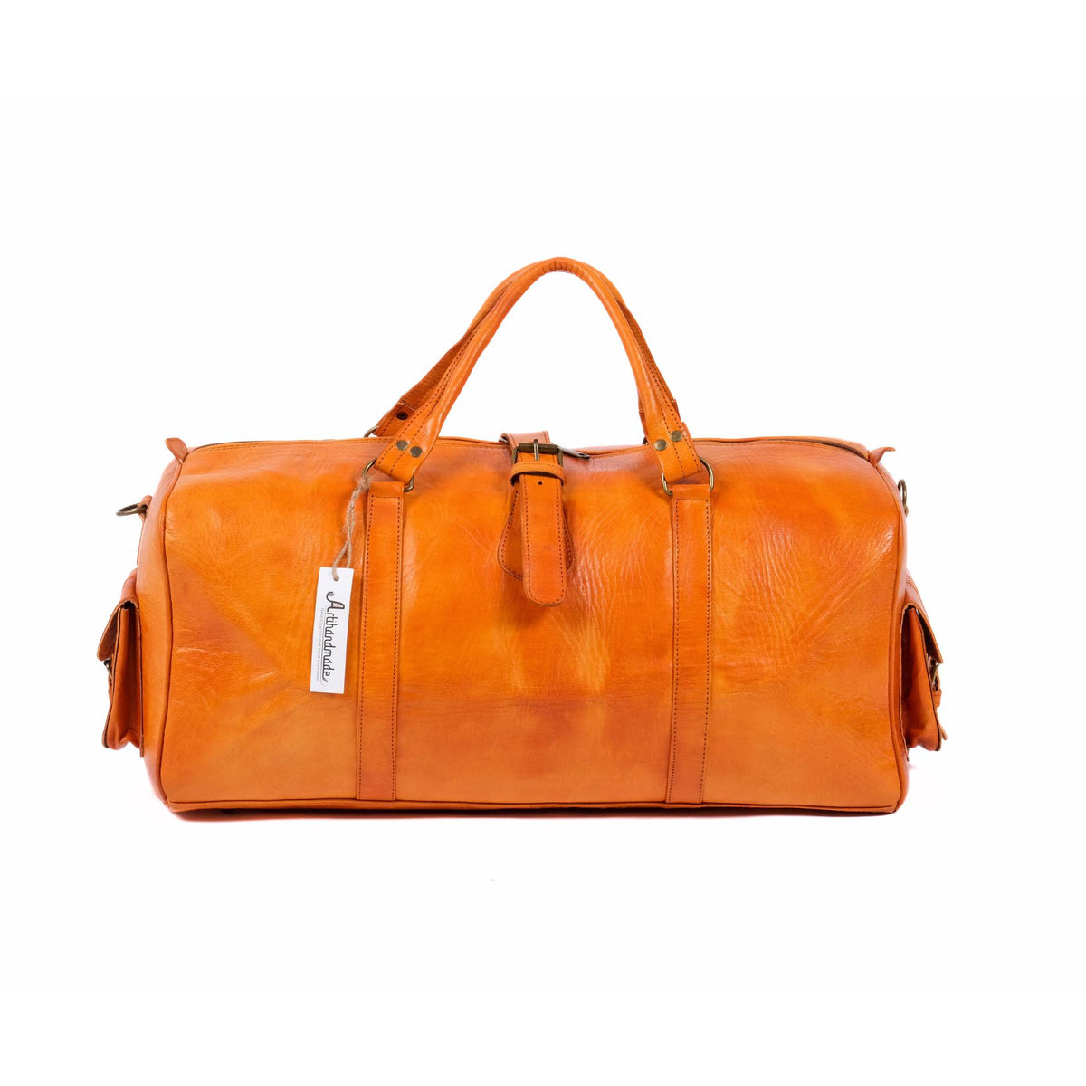 Leather Duffel Bag, Weekender Havan Leather Travel Bag