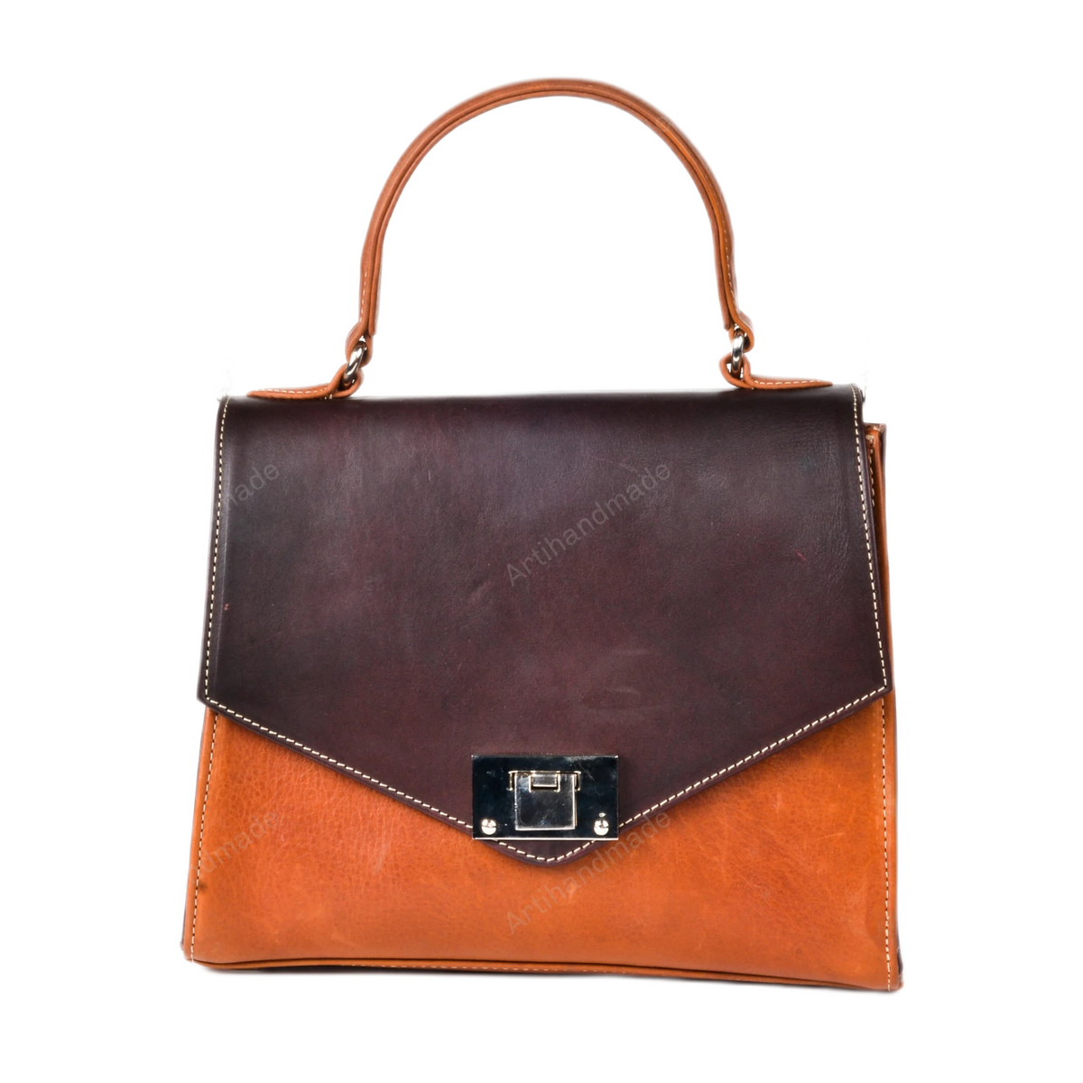 Leather Handbag for Women's, with 2 type Adjustable Strap